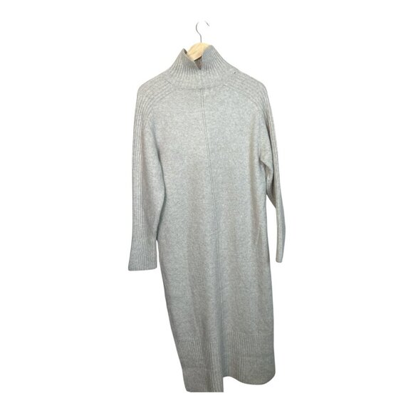 H&M Knit Wool-Blend Dress Women's Size Small Light Gray - Picture 2 of 6